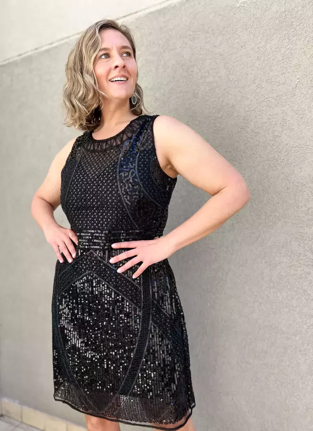 VESTIDO CORTO DE FIESTA (69421)