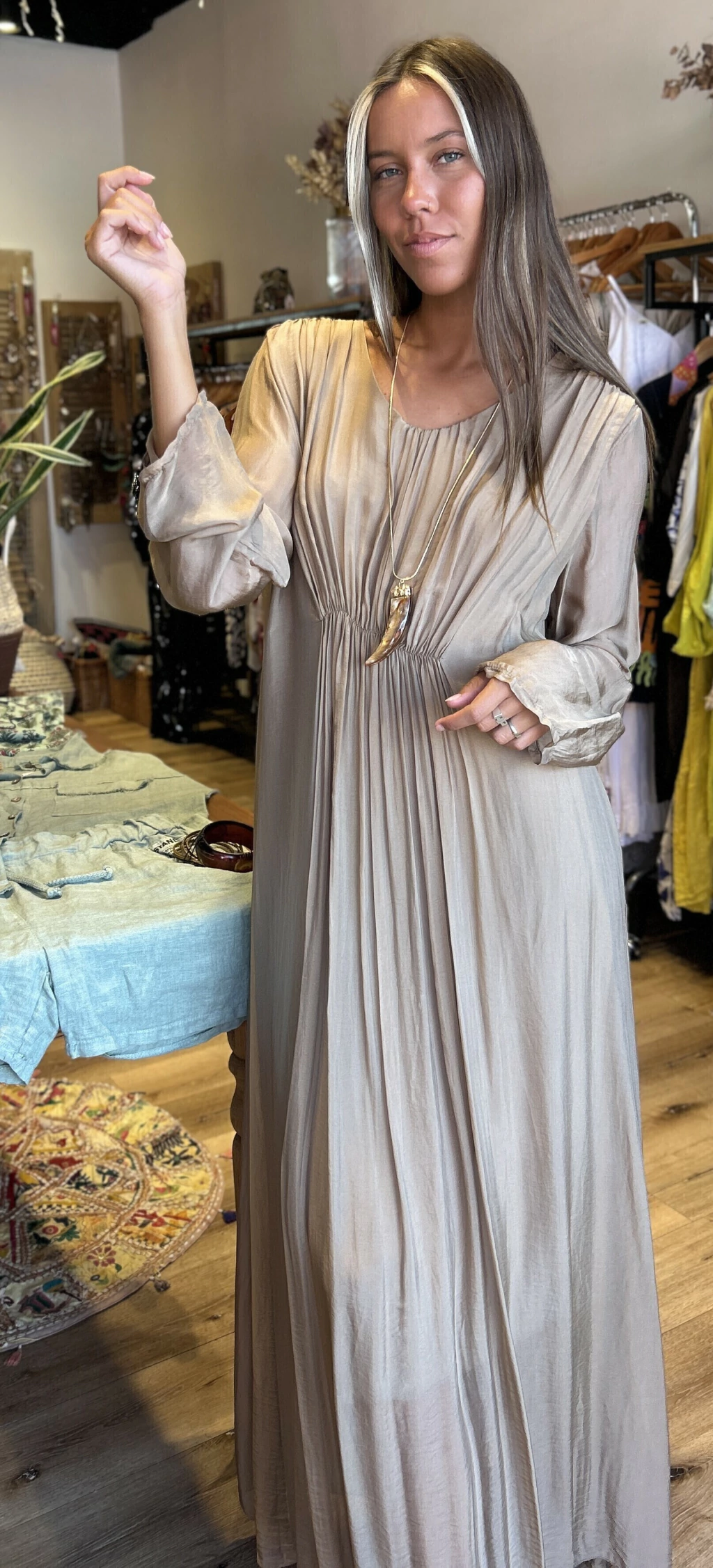 VESTIDO LARGO SEDA (69838)