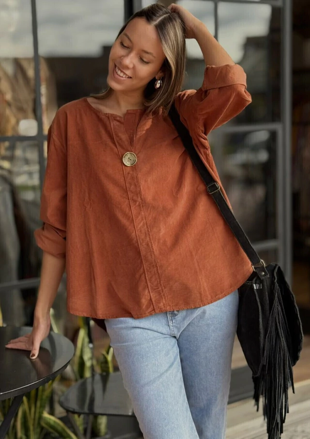BLUSA CORDEROY (70222C)