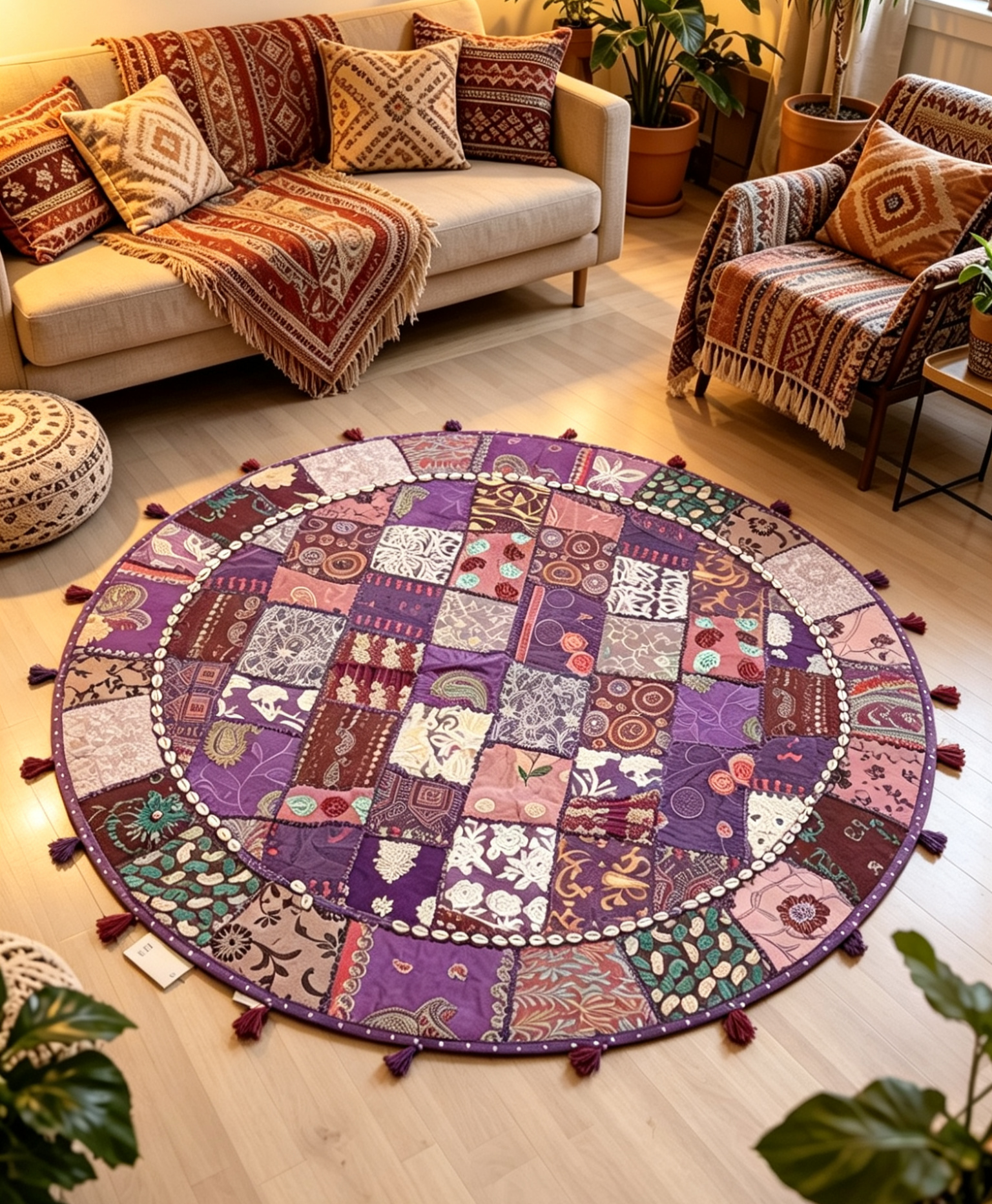 ALFOMBRA REDONDA (D49008)