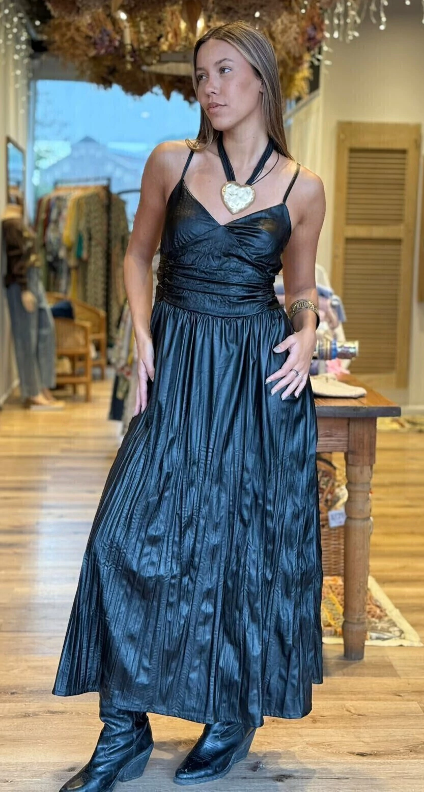 VESTIDO SIMIL CUERO (70170)